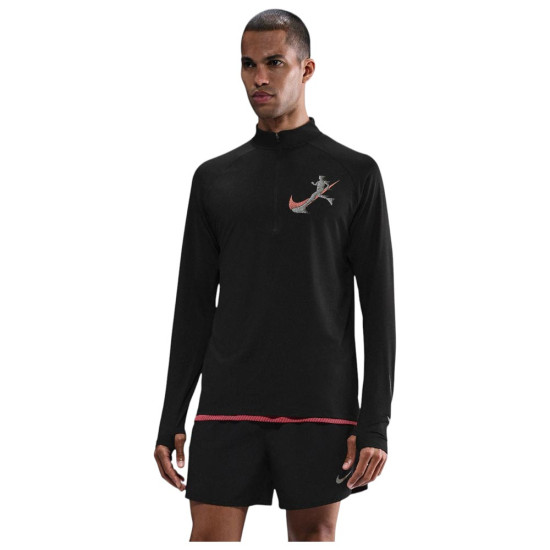 Nike Ανδρική μακρυμάνικη μπλούζα Dri-FIT UV Stride Long Sleeve Running Top